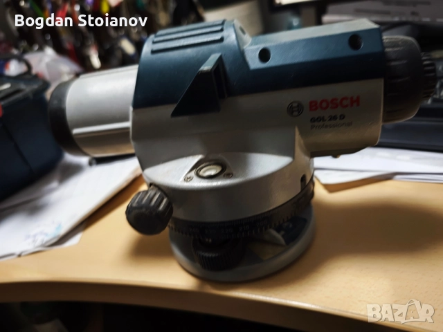 оптичен нивелир, нивел Bosch GOL 26 D, снимка 2 - Измервателни инструменти - 51963708