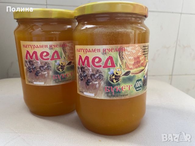 Домашен мед в буркани на едро 2024, снимка 2 - Пчелни продукти - 46322635
