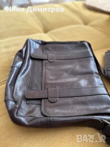 Мъжка чанта от естествена кожа - чисто нова!, снимка 3 - Чанти - 45885436