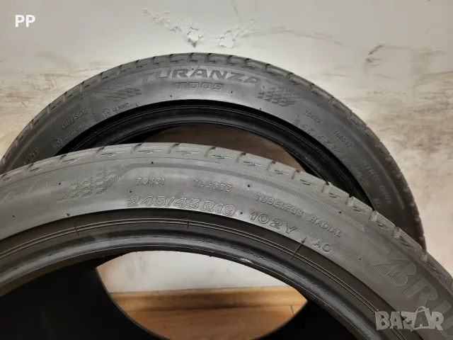 2 бр. 245/45/19 Bridgestone / летни гуми , снимка 7 - Гуми и джанти - 49119874