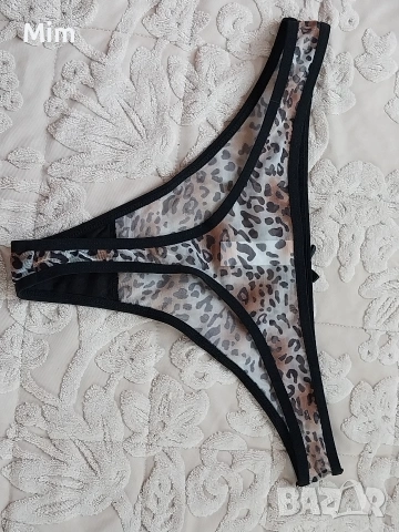 М/XL Прозрачни полупрашка анимал принт , снимка 4 - Бельо - 53730215