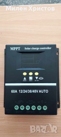 Продавам МРРТ контролер за соларна система 60А, за акумулаторни батерии 12V/24V/36V/48V, снимка 1 - Друга електроника - 46049995