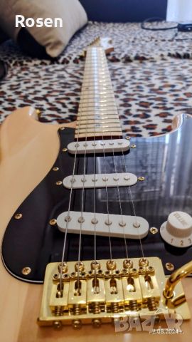 Продавам:Модифициран модел"Di Mavery"със лого от друг бранд..Fender Stratocaster big head!!.., снимка 6 - Китари - 46778270