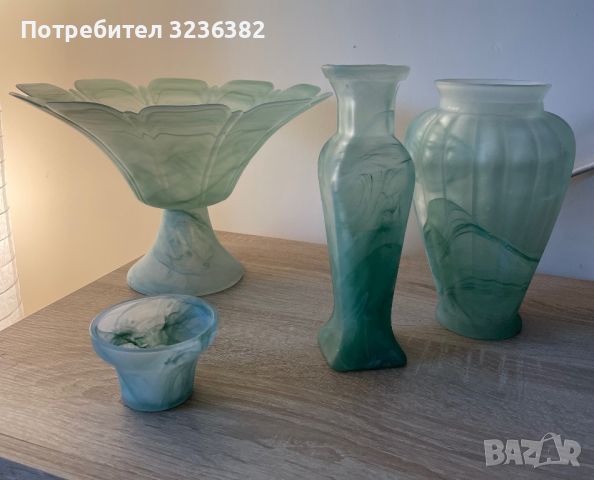 Фруктиера, голяма ваза, малка ваза, свещник, снимка 3 - Декорация за дома - 45747176