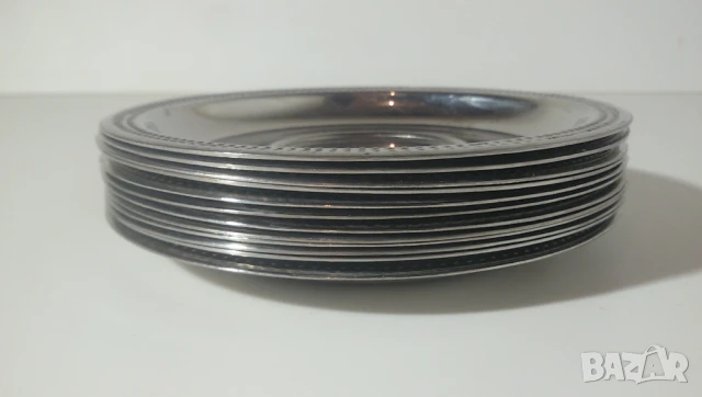 Лот 12 малки чинийки Hisar Rostfrei, снимка 2 - Чинии - 51317270