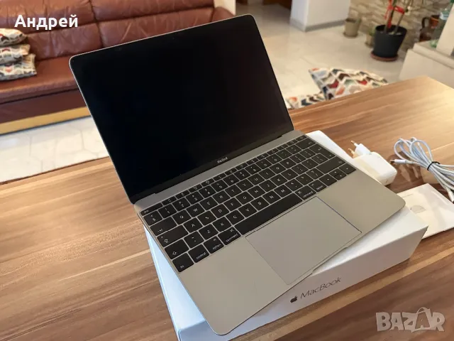  MacBook Retina 12” (2015), 8GB RAM, 256GB SSD, отлично състояние, снимка 8 - Лаптопи за работа - 48390960