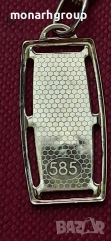 Златна верижка с висулка, снимка 6 - Колиета, медальони, синджири - 53740655