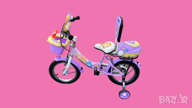 Детски велосипед 14 инча , циклама, снимка 8 - Детски велосипеди, триколки и коли - 46410815