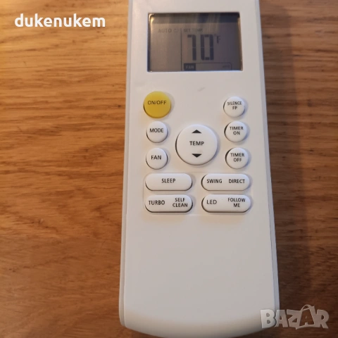 Дистанционно управление за климатик OLMO RG57A6-BGEFU1, снимка 6 - Климатици - 53244523