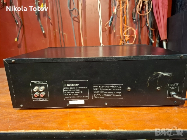 Продава се двукасетен дек Goldstar GSW-9320. , снимка 5 - Декове - 52806493