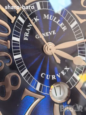 Franck Muller Curvex Blue Concept Diamond Case, снимка 6 - Мъжки - 50373946