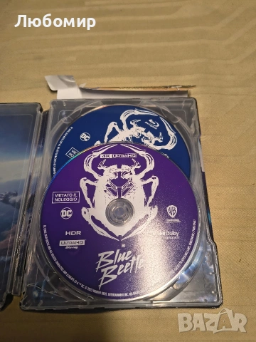 Синя бръмбара - 4K UHD Limited Steelbook (внос с немски Dolby Atmos) , снимка 3 - DVD филми - 53755715