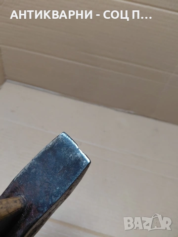 Соц Стар Ръчно Кован Каменоделски Чук 0.850кг. НОМЕР 1214., снимка 7 - Антикварни и старинни предмети - 54169014