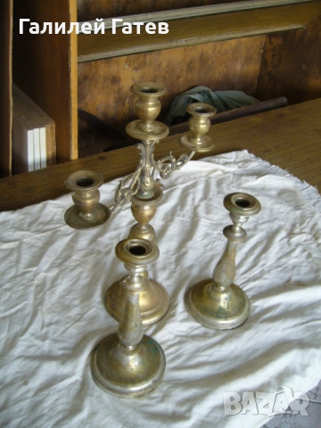 Старинни Свещници, снимка 9 - Антикварни и старинни предмети - 52589120