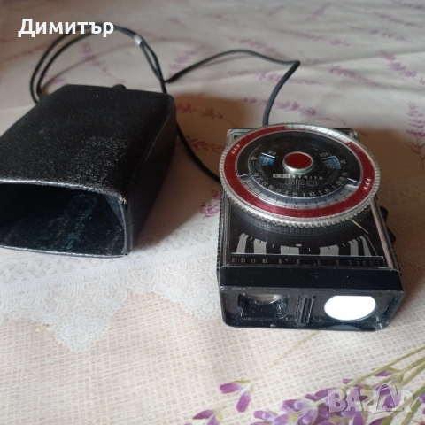 Ретро немски светломер Weimarlux CdS - Колекционерски фотографски аксесоар