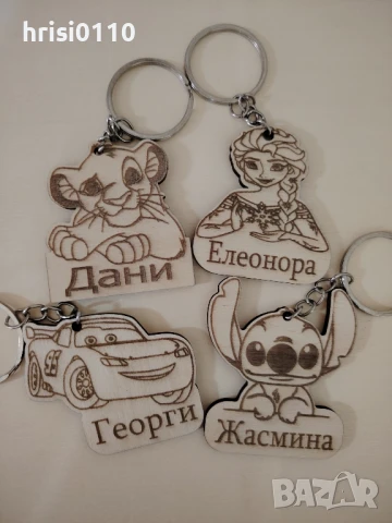Гравирани ключодържатели по ваше желание 