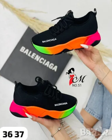 дамски маратонки balenciaga , снимка 9 - Дамски ежедневни обувки - 46946397