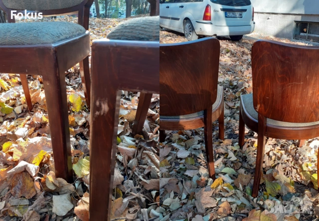 THONET НАХОДКА Два стола Тонет Австрия - оригинални, снимка 10 - Антикварни и старинни предмети - 53448870