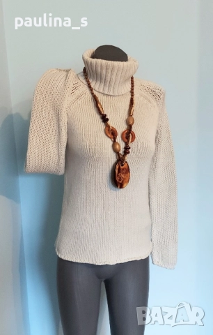 Два различни броя / Винтидж / Памучен пуловер "Zara" basic / Зара памучен пуловер , снимка 9 - Блузи с дълъг ръкав и пуловери - 27266449