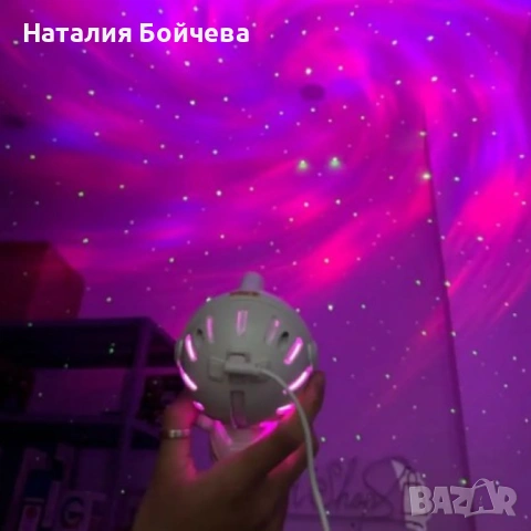 Нощна лампа прожектор Астронавт с дистанционно, с ефект "Звездно небе" ПРОМОЦИЯ, снимка 6 - Настолни лампи - 53382457