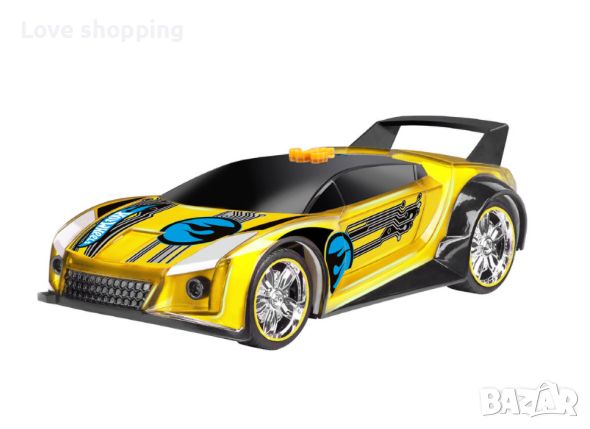 HOT WHEELS Кола Hyper Racer Quick  N'Sik звук и светлина 51197, снимка 4 - Коли, камиони, мотори, писти - 46265071