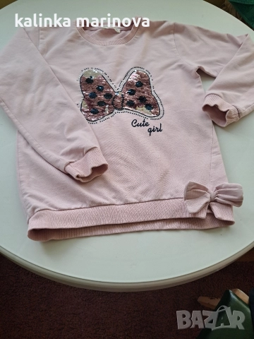 тийн анураци цвят пепел от рози, снимка 3 - Блузи с дълъг ръкав и пуловери - 52850157