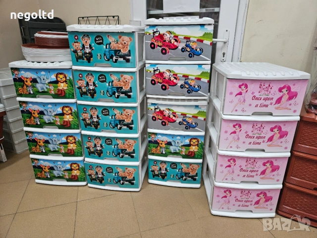 Нов Детски шкаф подходящ за учебници! Пластмасов шкаф за детска стая. За ученици