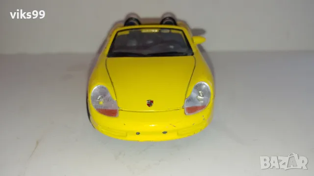 Porsche Boxster 1996 Yellow SS 5733 - Мащаб 1:30, снимка 7 - Колекции - 48864248