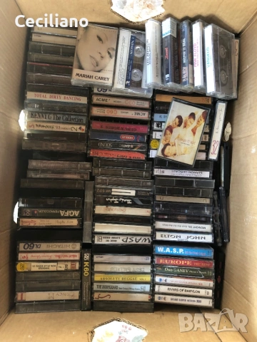 Продавам 100 аудиокасетки в комплект за 65€(0,65)!