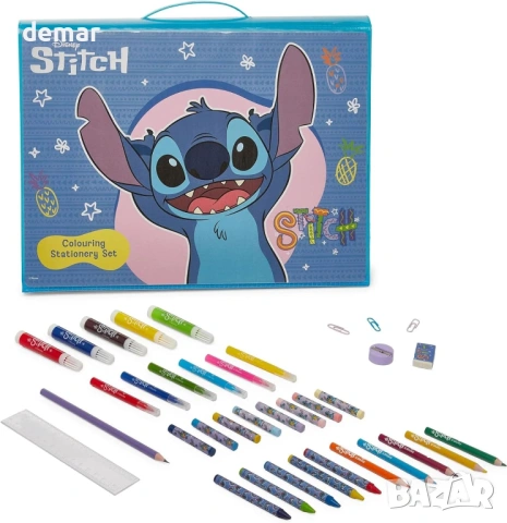 Комплект за рисуване с изскачащ статив Disney Stitch от 162 части