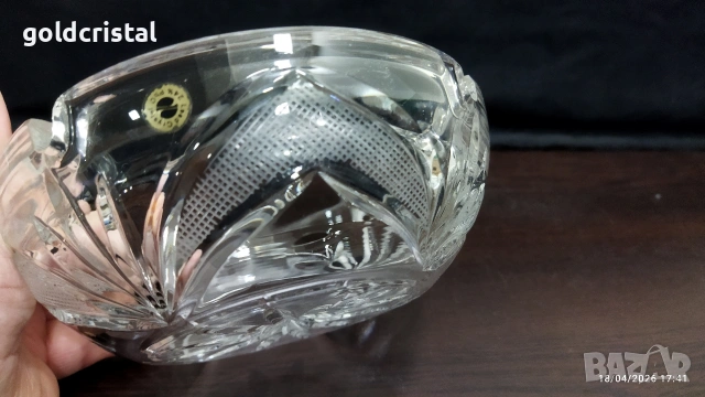кристален пепелник , снимка 5 - Антикварни и старинни предмети - 26685547