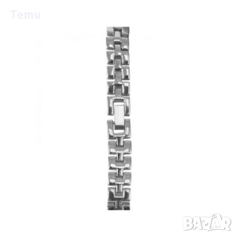 Дамски часовник  комплект с гривна бял/сребрист, снимка 1 - Дамски - 46412629