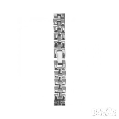Дамски часовник  комплект с гривна бял/сребрист, снимка 1 - Дамски - 46412629
