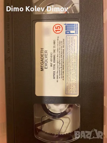 MEGADETH VHS Видео Касета. Mega Rare!, снимка 4 - Други музикални жанрове - 47993838