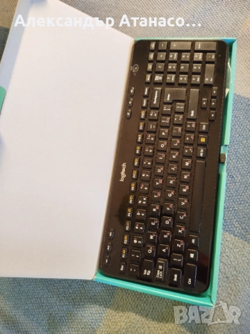 Logitech K360 Безжична клавиатура, използвана, в добро състояние, снимка 3 - Клавиатури и мишки - 52353222