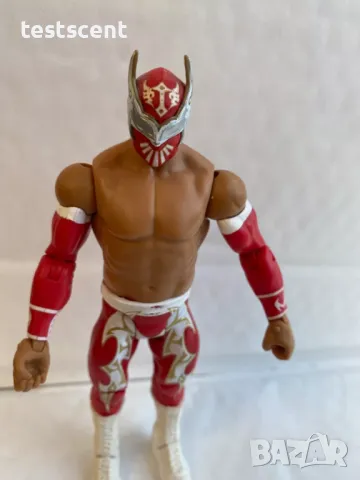 Екшън фигура WWE Sin Cara Син Кара Basic Series Red Lucha играчка, снимка 2 - Други - 48360761