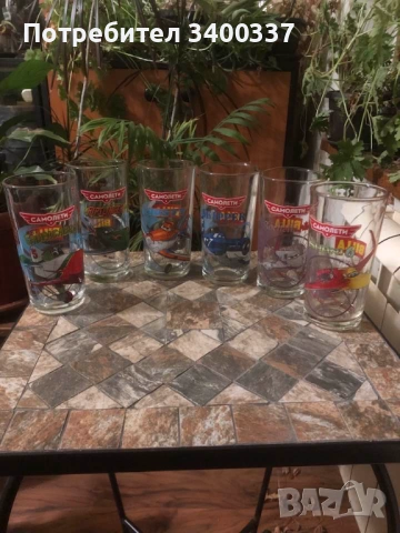 Чаши Ледена епоха, Замръзналото царство, колекция Самолети, снимка 2 - Чаши - 53939799