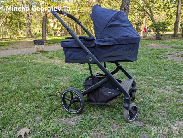Детска количка Cybex Balios S Lux +подарък - кош за новородени., снимка 1 - Детски колички - 45388656