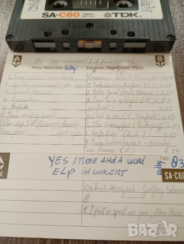 Лот от 12 бр TDK SA-C60 хромни аудиокасети с Албуми и хитове от 80те години, снимка 5 - Аудио касети - 52054575