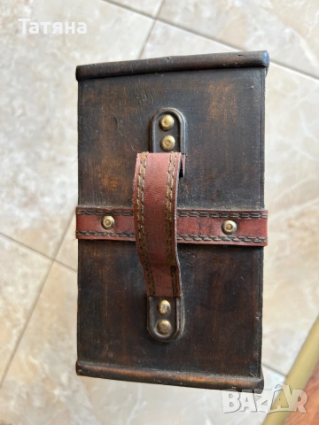 Дървена кутия за вино, ракия, снимка 3 - Декорация за дома - 54163766