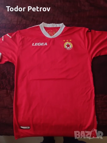 Оригинална фланелка на ЦСКА, снимка 2 - Спортни дрехи, екипи - 53821532