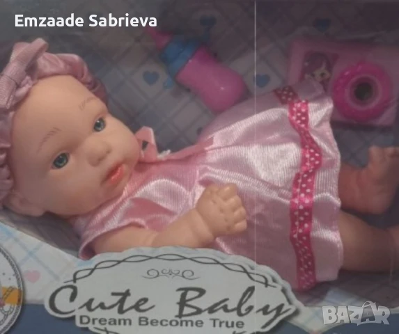 Кукла бебе момиче за деца 3+ години, снимка 6 - Кукли - 50658276