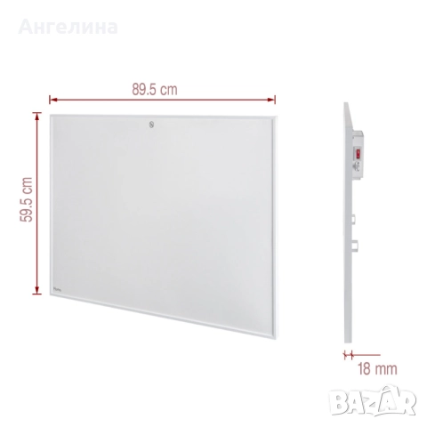 Печка конвекторна Homa HWL-505W-NCC, 540W, карбон-кристален нагревател, снимка 4 - Отоплителни печки - 51562164