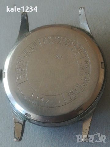 Швейцарски часовник Onsa 17Jewels. Swiss made. Vintage watch. Механичен. Мъжки. , снимка 4 - Мъжки - 45888437