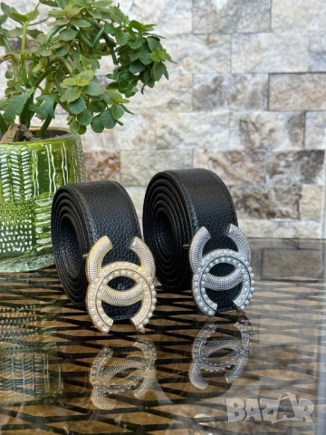 колани от естествена кожа в кутия  valentino garavani hermes guess chanel, снимка 15 - Колани - 50776378