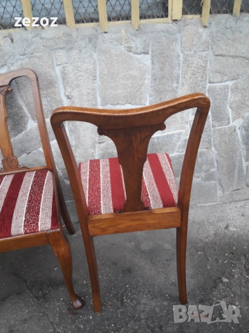 Антикварни столове-4бр.№02, снимка 8 - Столове - 52867736