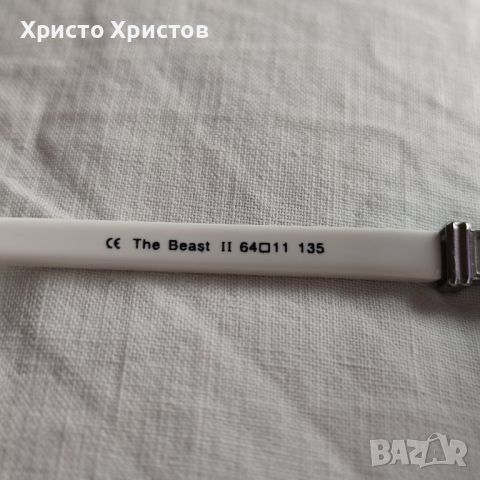 Луксозни слънчеви очила Chrome Hearts The Beast 2 64/11 135, снимка 9 - Слънчеви и диоптрични очила - 45566424