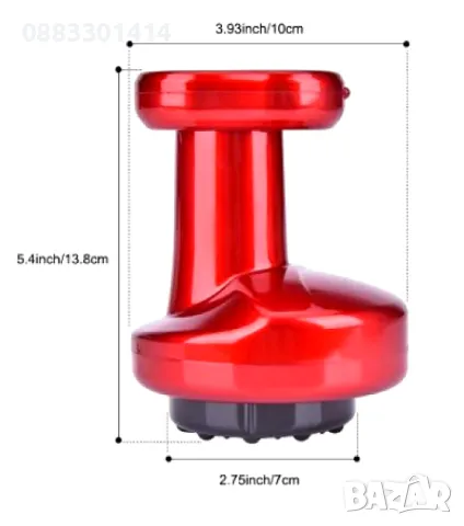 Електрически масажор за вакуум терапия , снимка 5 - Масажори - 49460017