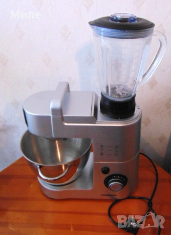 Планетарен Миксер + Аксесоар Блендер , с Елиптично Движение 1500 W, Купа 5.5 л, 6 Скорости Heinner, снимка 9 - Миксери - 53885764