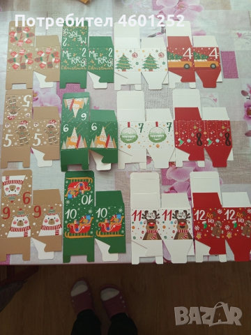 Коледен адвент календар, снимка 4 - Декорация за дома - 52025599